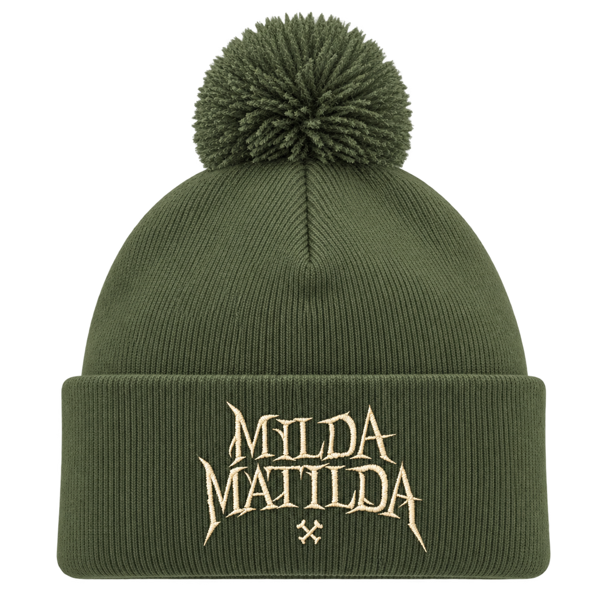 Milda Matilda henkilön päässä, lähikuva