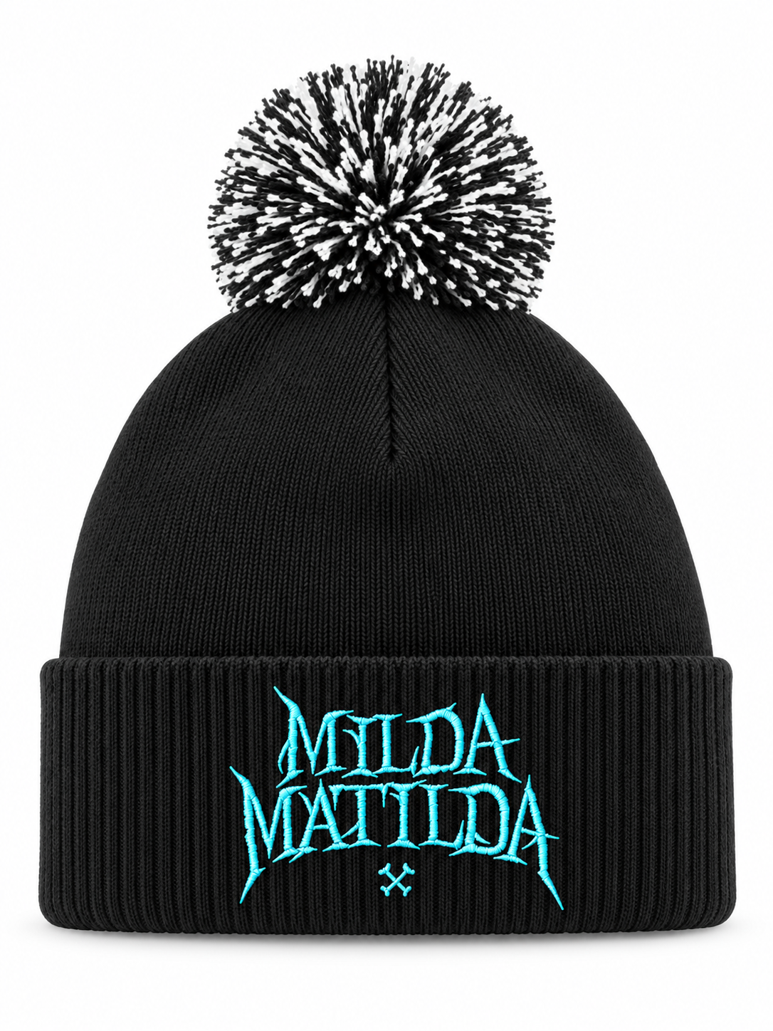 Detaljvy av Milda Matilda på person
