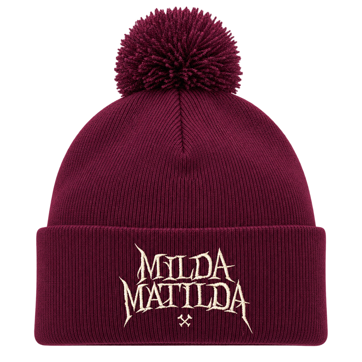 Milda Matilda henkilön päässä, lähikuva