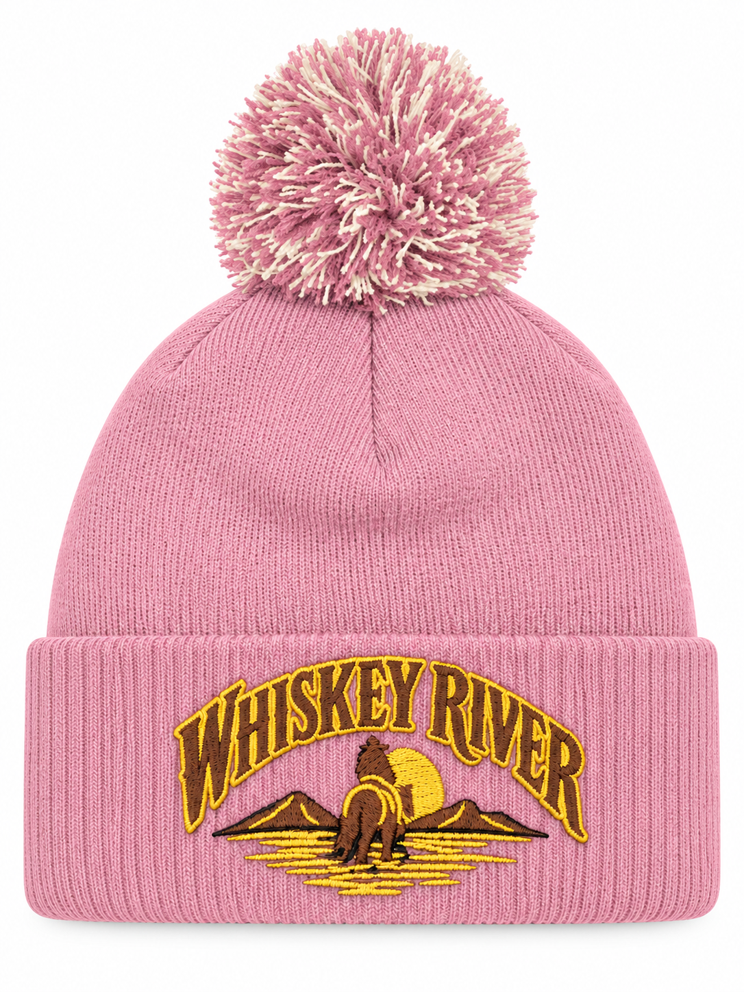 Whiskey River henkilön päässä, lähikuva
