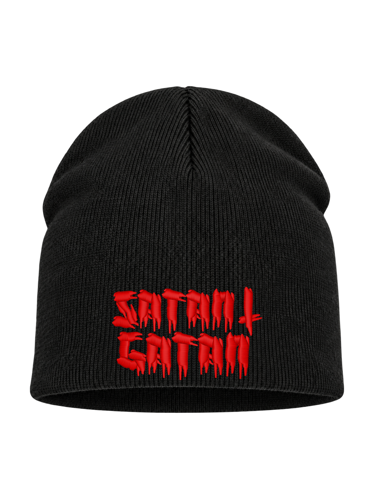 Satan i gatan – Hatitude Beanie – Svart – produktbild