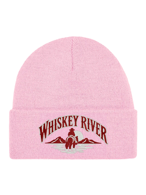 WR FRONT HCB-PNK-WR | Whiskey River – Rosa Hatitude Cuffed Beanie | 10.92x6.02cm