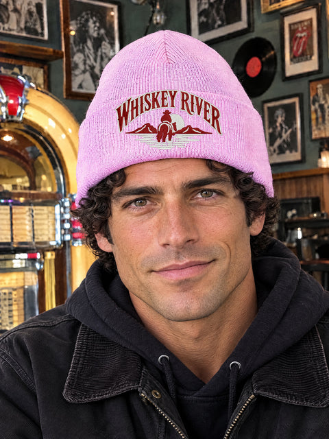 WR PERSON HCB-PNK-WR | Whiskey River – Rosa Hatitude Cuffed Beanie | 10.92x6.02cm