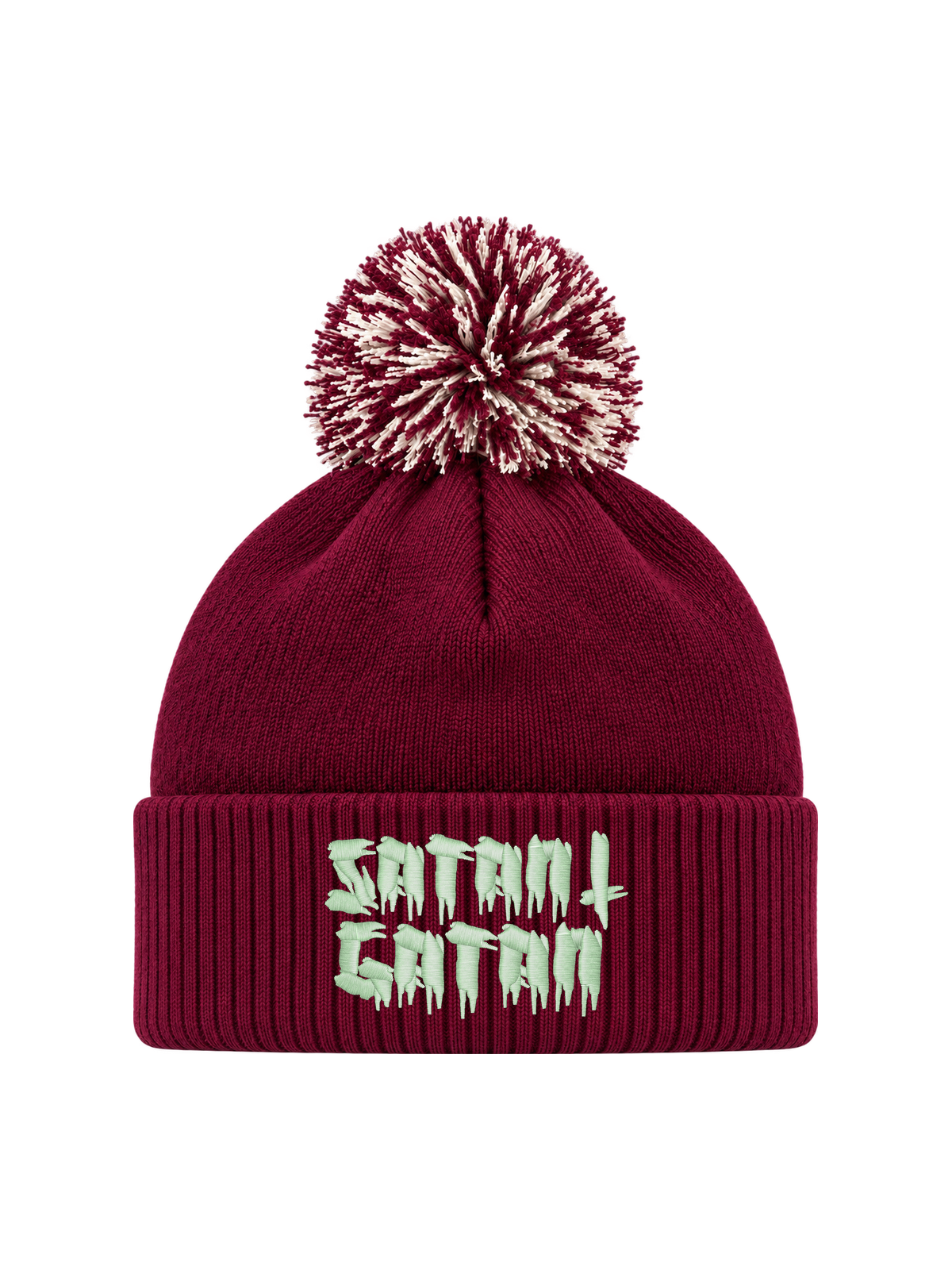 Satan i gatan – Hatitude Snowstar – Vinröd – produktbild