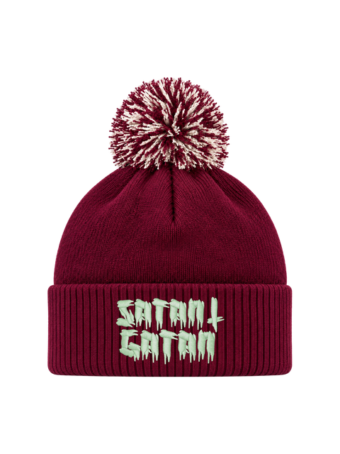 Satan i gatan – Hatitude Snowstar – Vinröd – produktbild