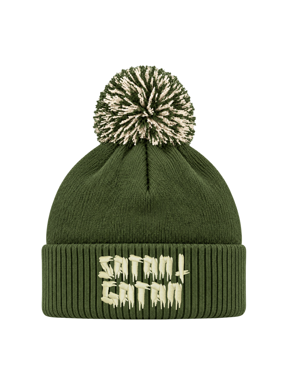 Satan i gatan – Hatitude Snowstar – Olivgrön – produktbild
