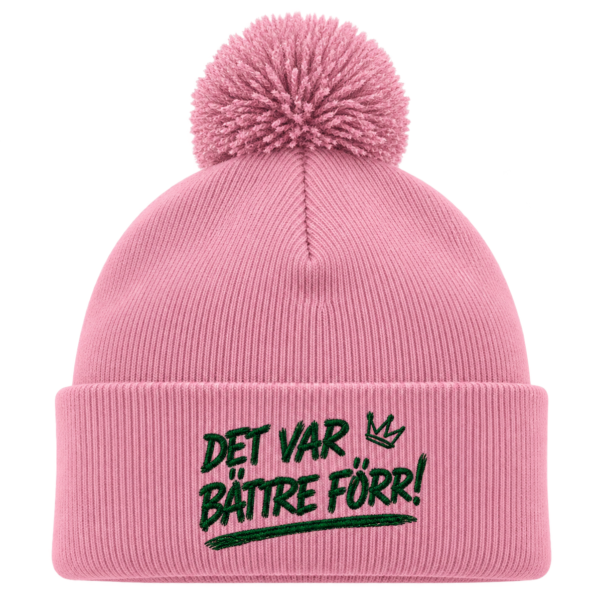 Det var bättre förr! henkilön päässä, lähikuva