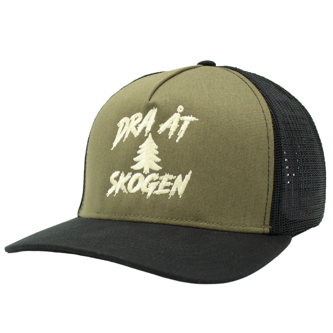 Dra åt skogen Apex Trucker Split sedd från vänster