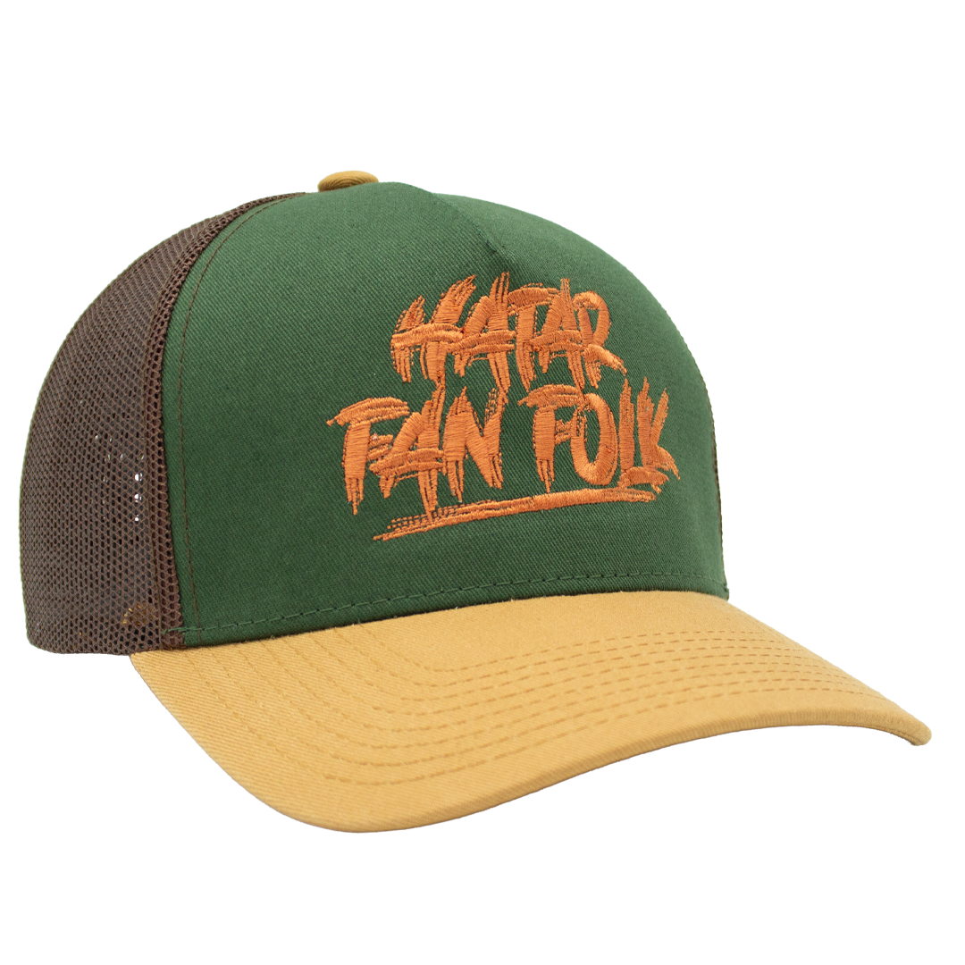 Hatar fan folk Apex Trucker Trés sedd från höger