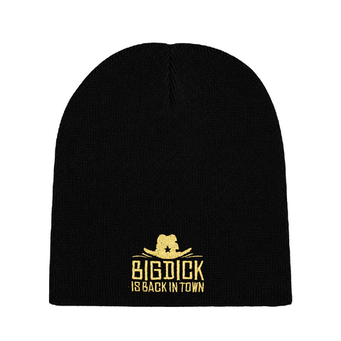 Big Dick Is Back In Town – Beanie – produktbild på vit bakgrund