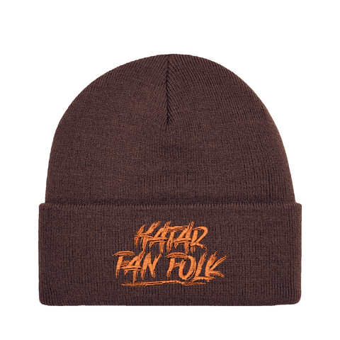 Hatar fan folk – Cuffed Beanie – produktbild på vit bakgrund