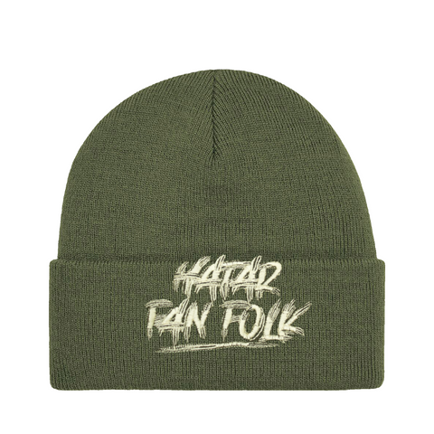 Hatar fan folk – Cuffed Beanie – produktbild på vit bakgrund