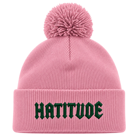 Hatitude – Rosa Pom Pom Beanie