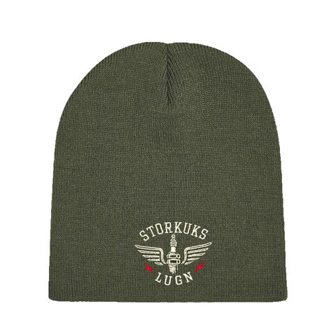 Storkuks Lugn – Beanie – produktbild på vit bakgrund