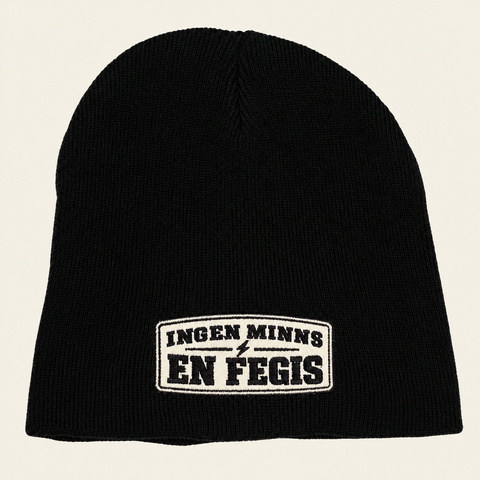 Ingen minns en fegis – Svart Beanie
