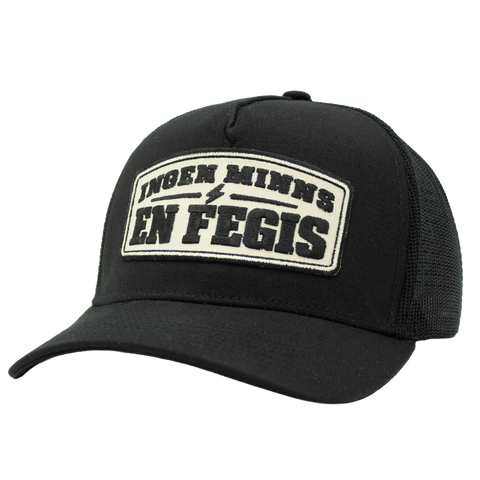 Ingen minns en fegis Apex Trucker svart sedd från vänster