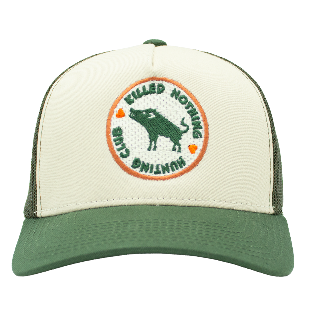 Killed Nothing Hunting Club Apex Trucker framifrån