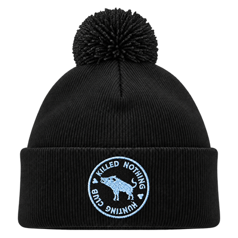 Killed Nothing Hunting Club – Svart Pom Pom Beanie