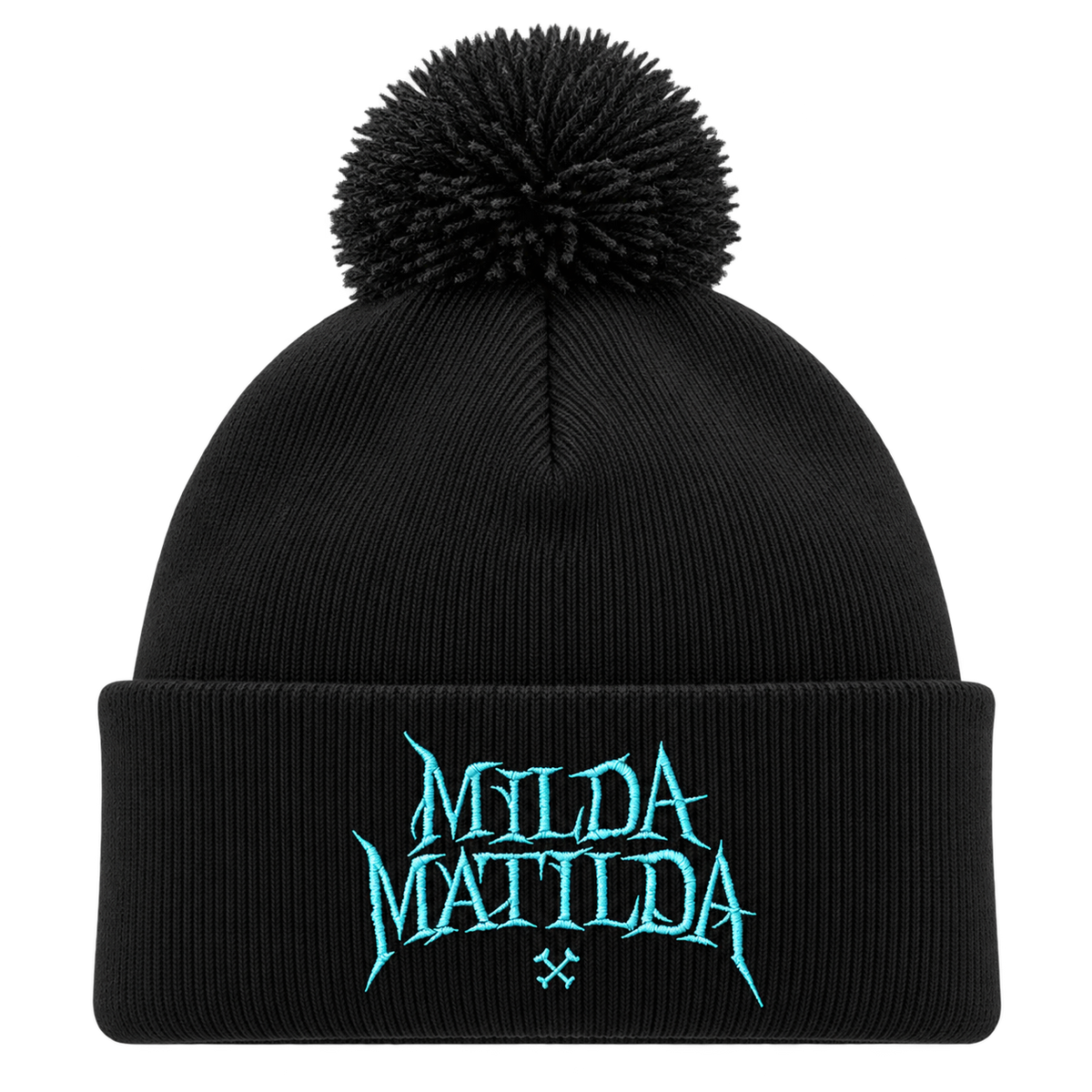 Milda Matilda henkilön päässä, lähikuva