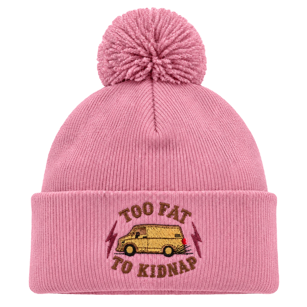 Too Fat To Kidnap henkilön päässä, lähikuva
